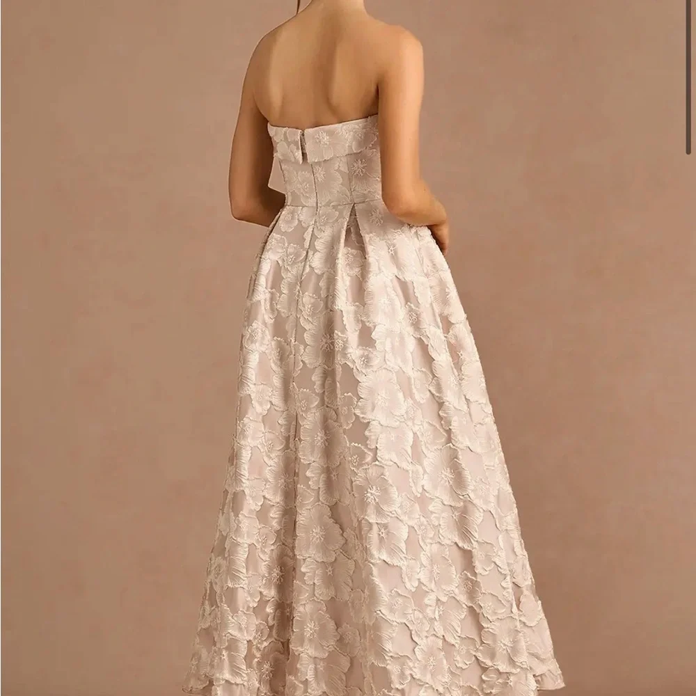 Azazie Atelier Florentine Strapless Gown in Vintage Blush - Bridal, Wedding - Picture 13 of 16